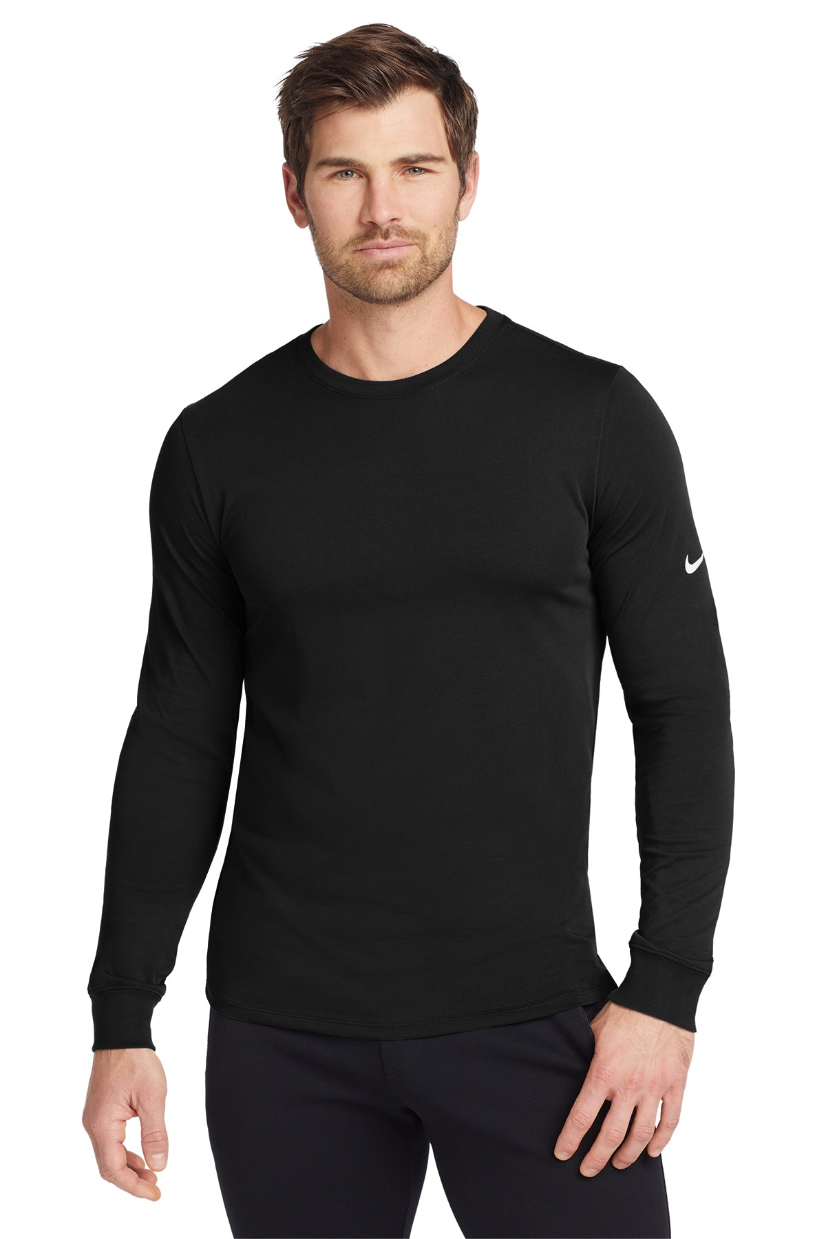 Nike Dri-FIT Cotton/Poly Long Sleeve Tee NKBQ5230