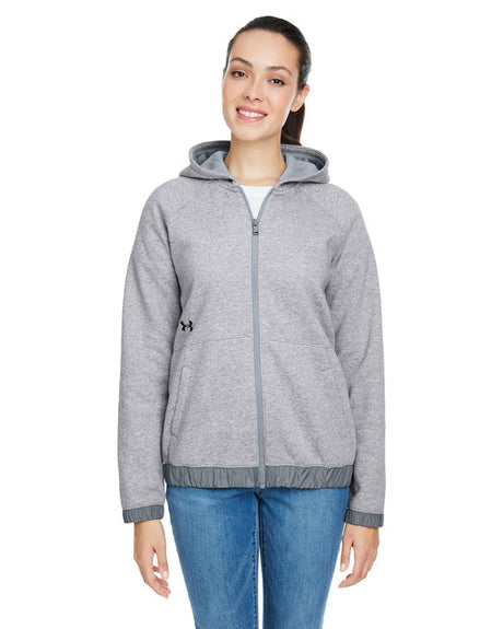 1351229 Under Armour Ladies' Hustle Full-Zip Hooded Sweatshirt