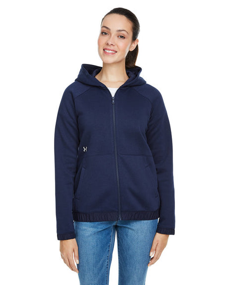 1351229 Under Armour Ladies' Hustle Full-Zip Hooded Sweatshirt