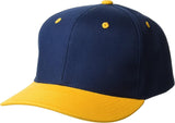 Top Headwear Polyester Two-Tone Flat Bill Snapback Embroidered with your Logo