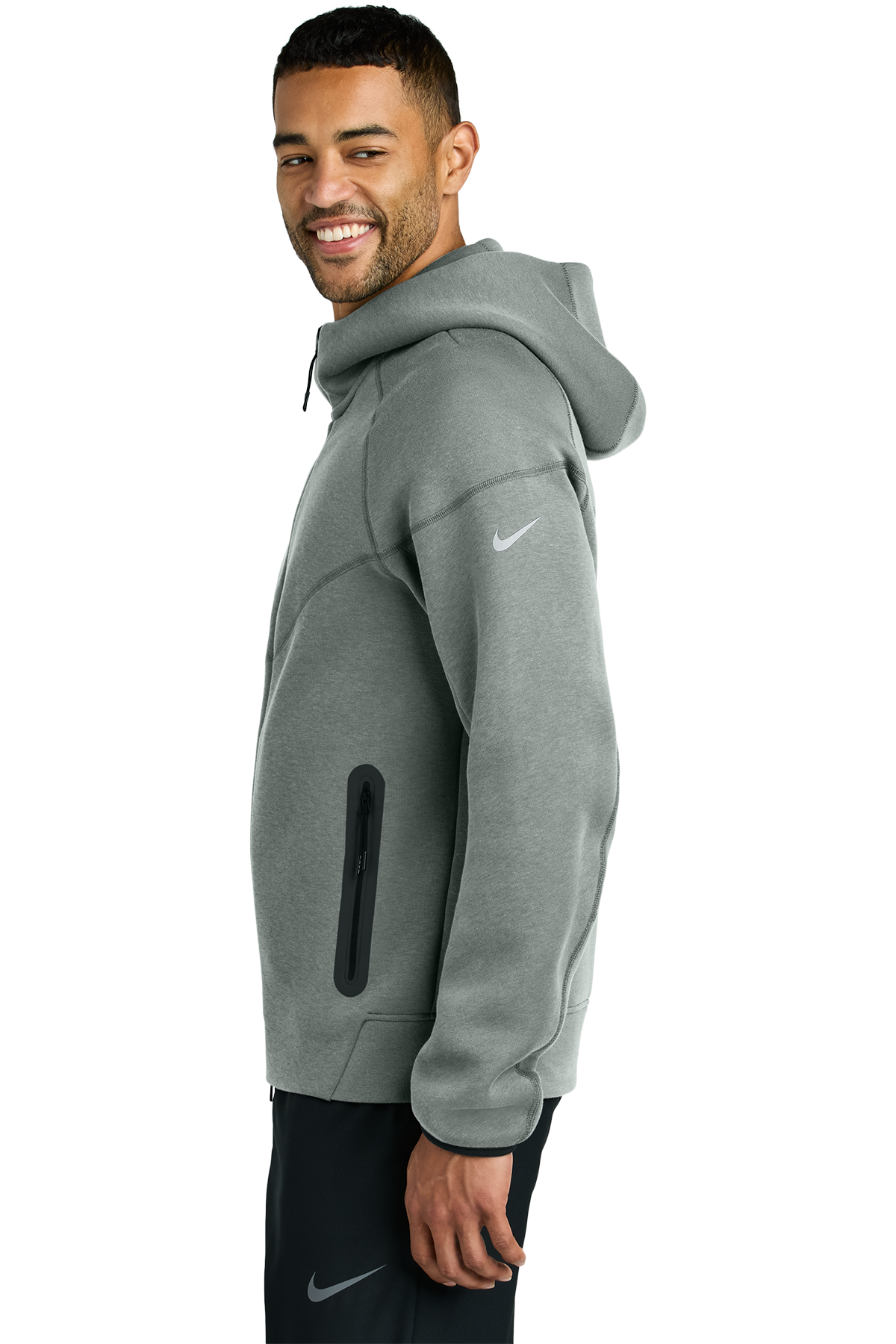 Nike tech fleece side zip sale