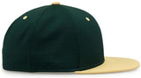 Top Headwear Polyester Two-Tone Flat Bill Snapback Embroidered with your Logo