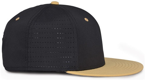 Top Headwear Polyester Two-Tone Flat Bill Snapback Embroidered with your Logo