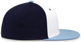 Top Headwear Polyester Two-Tone Flat Bill Snapback Embroidered with your Logo